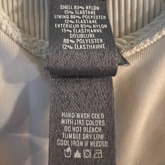 Aerie White Bodysuit with Scoop Neckline - Picture 4 of 4